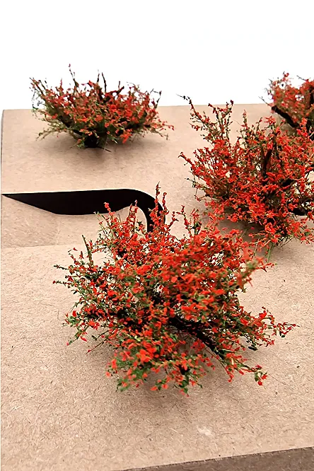 Regular Red Model Bushes 5-Pack