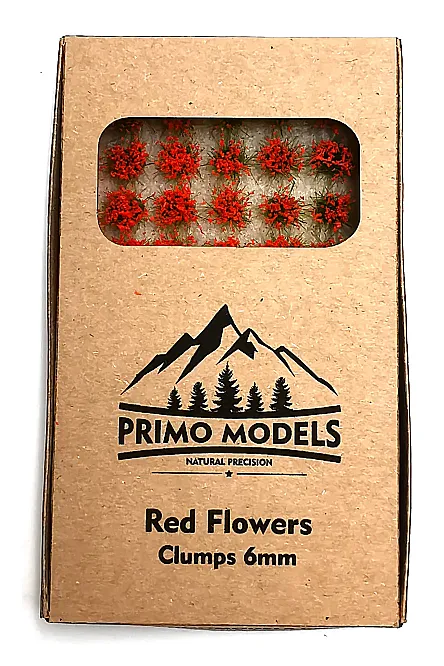 Model Flowers - Red