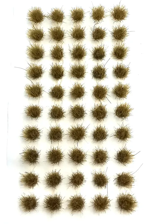 Model Grass Clumps – 3/6mm Brown-Yellow Mix
