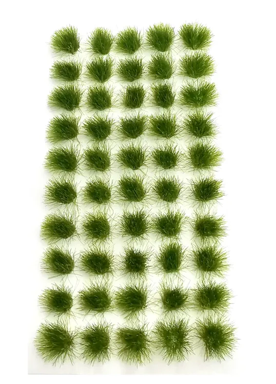 Model Grass Clumps – 6mm Light Green