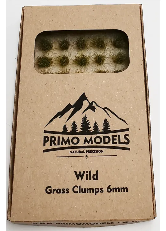 Model Grass Clumps – 6mm Wild
