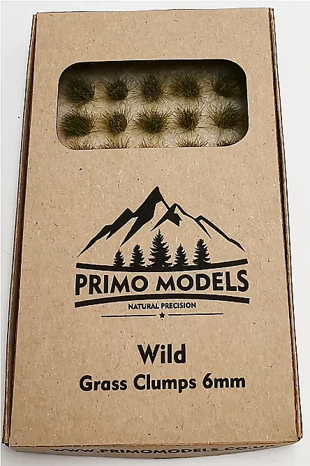 Model Grass Clumps – 6mm Wild