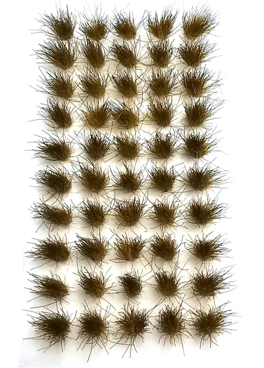 Model Grass Clumps – 6/12mm Brown-Yellow Mix