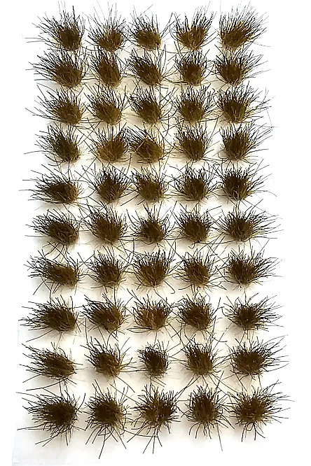 Model Grass Clumps – 6/12mm Brown-Yellow Mix