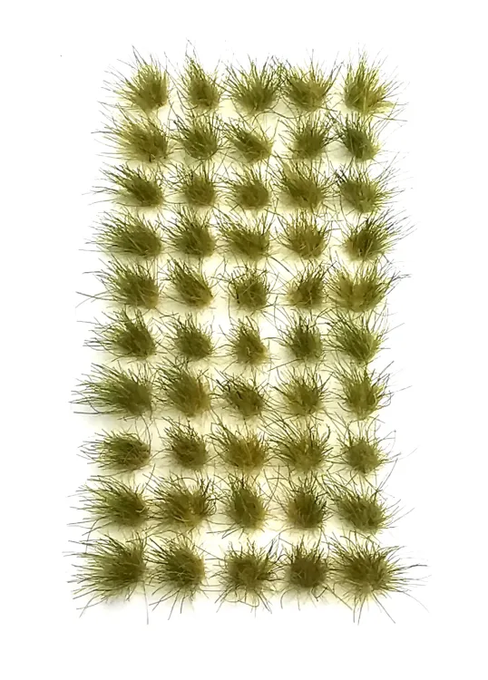 Model Grass Clumps – 6/12mm Green-Yellow Mix