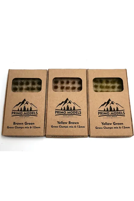 Model grass clumps 6-12mm