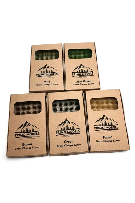 Model grass clumps 12mm